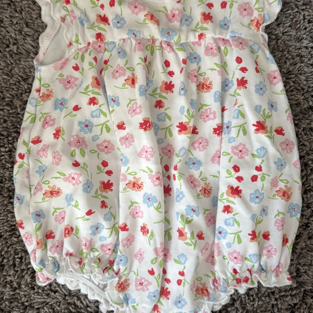 Floral Baby Romper